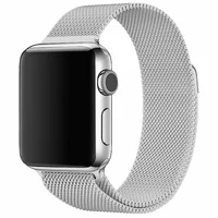 

magnetic milanese loop stainless steel watch strap band replacement for apple watch 38mm 42mm 40mm 44mm