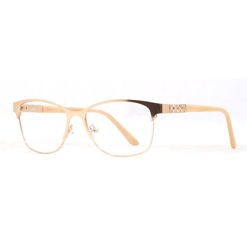 

2021 High Quality New Fashion Famous Brand Designer Vintage Custom Unisex Metal Optical Frame Glasses