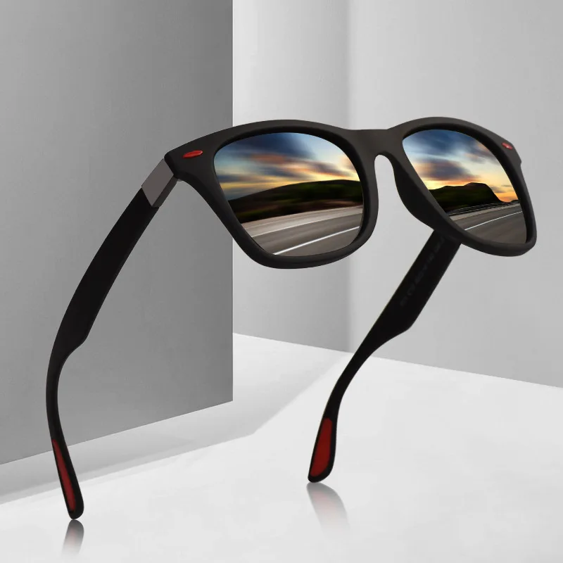 

men night driving non slip vintage glass polarized sunglasses