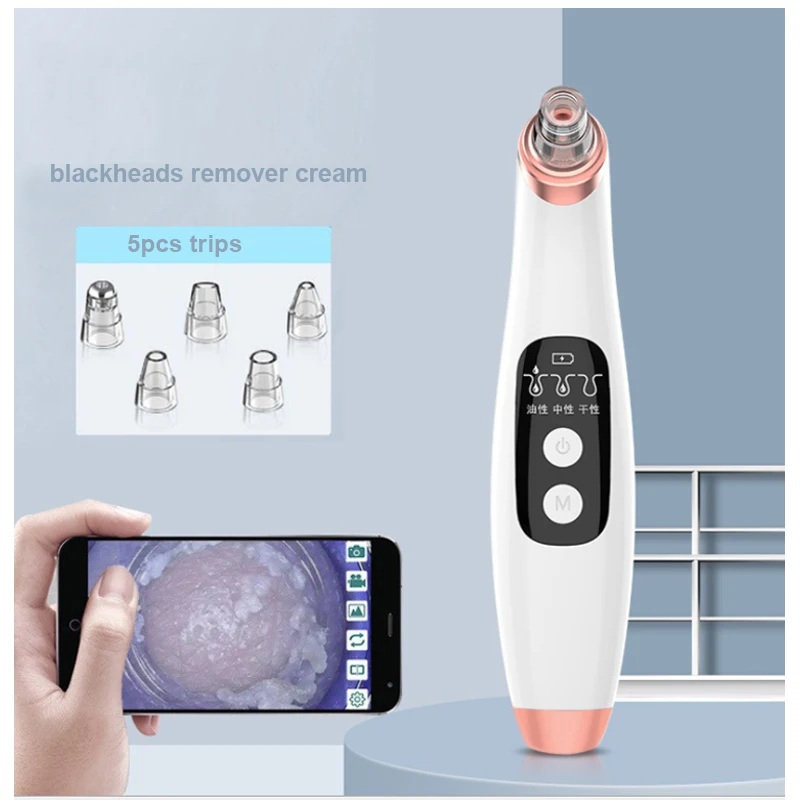 

Wholesale Blackhead Extractor Machine pore cleanser electric blackhead removal acne with camera