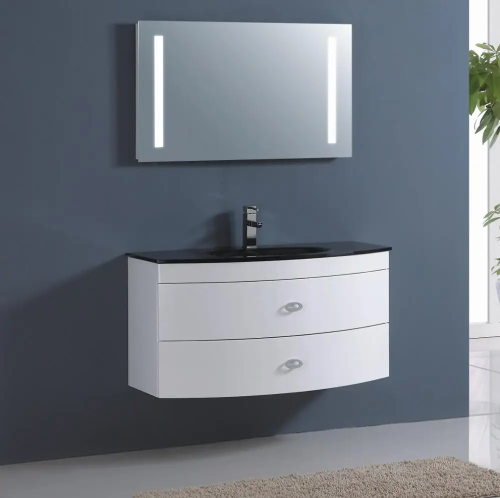 Best Quality for mirror modern sink basin vietnam wooden bathroom vanity