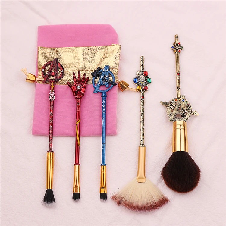 

Marvel Captain America 5pcs make up brushes the Avenger Makeup Brush Set