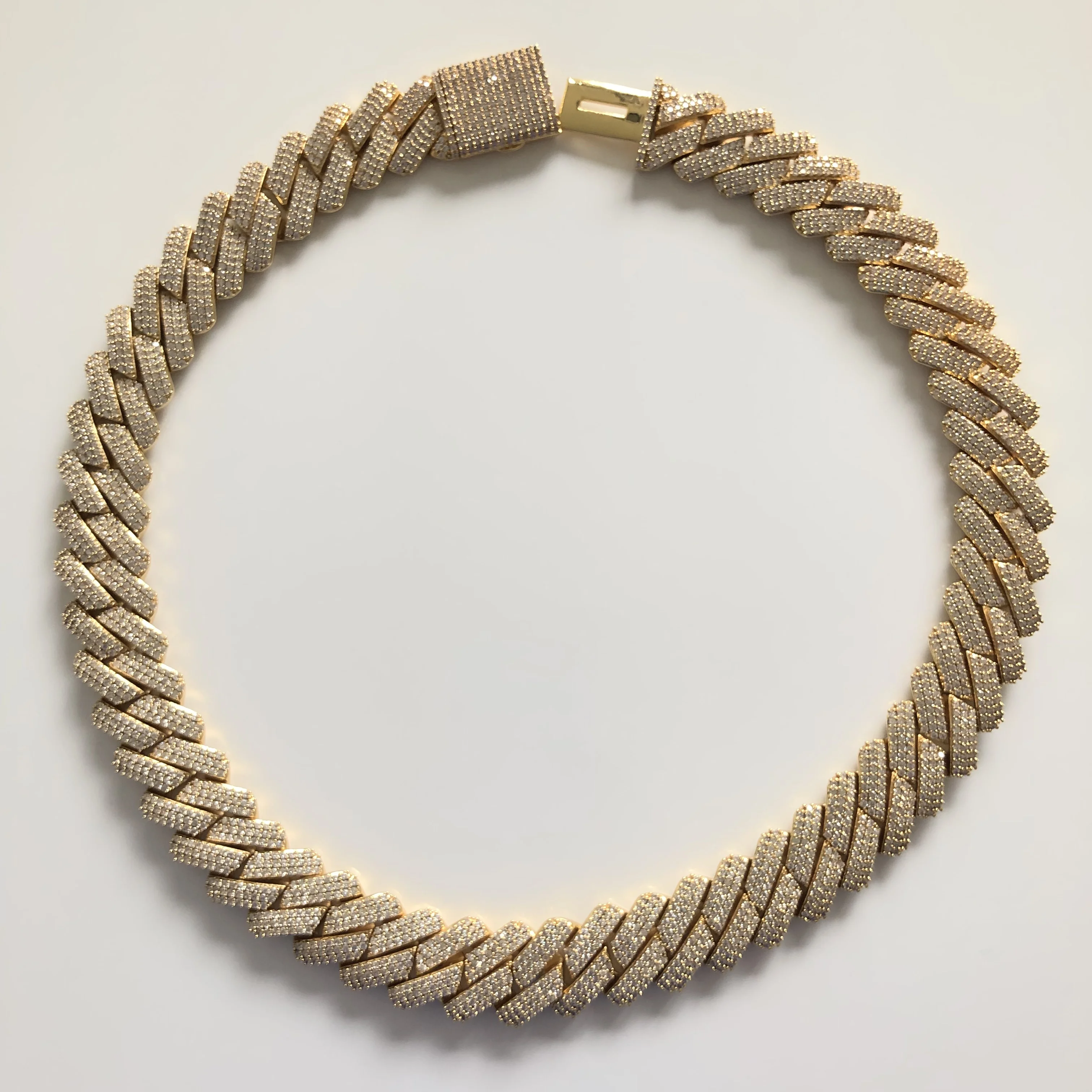 Venta al por mayor cadenas de oro blanco para online los