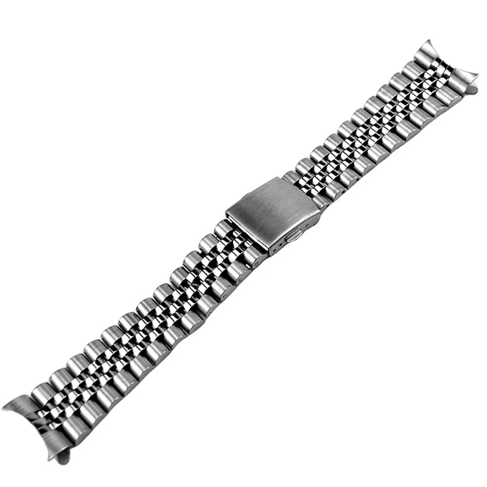 

Ready to ship  SKX 007 Stainless Steel jubilee curved end watch strap band