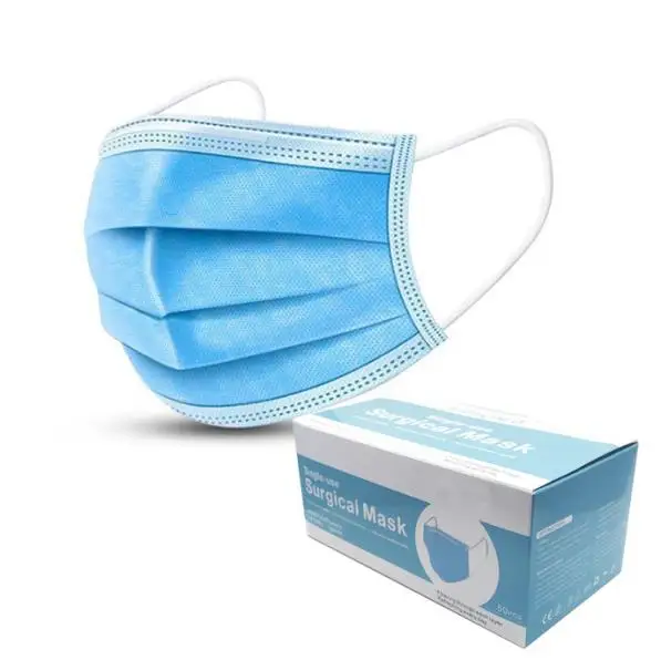

CE manufacturer disposable non woven tasteless no irritation 3 ply medical face mask
