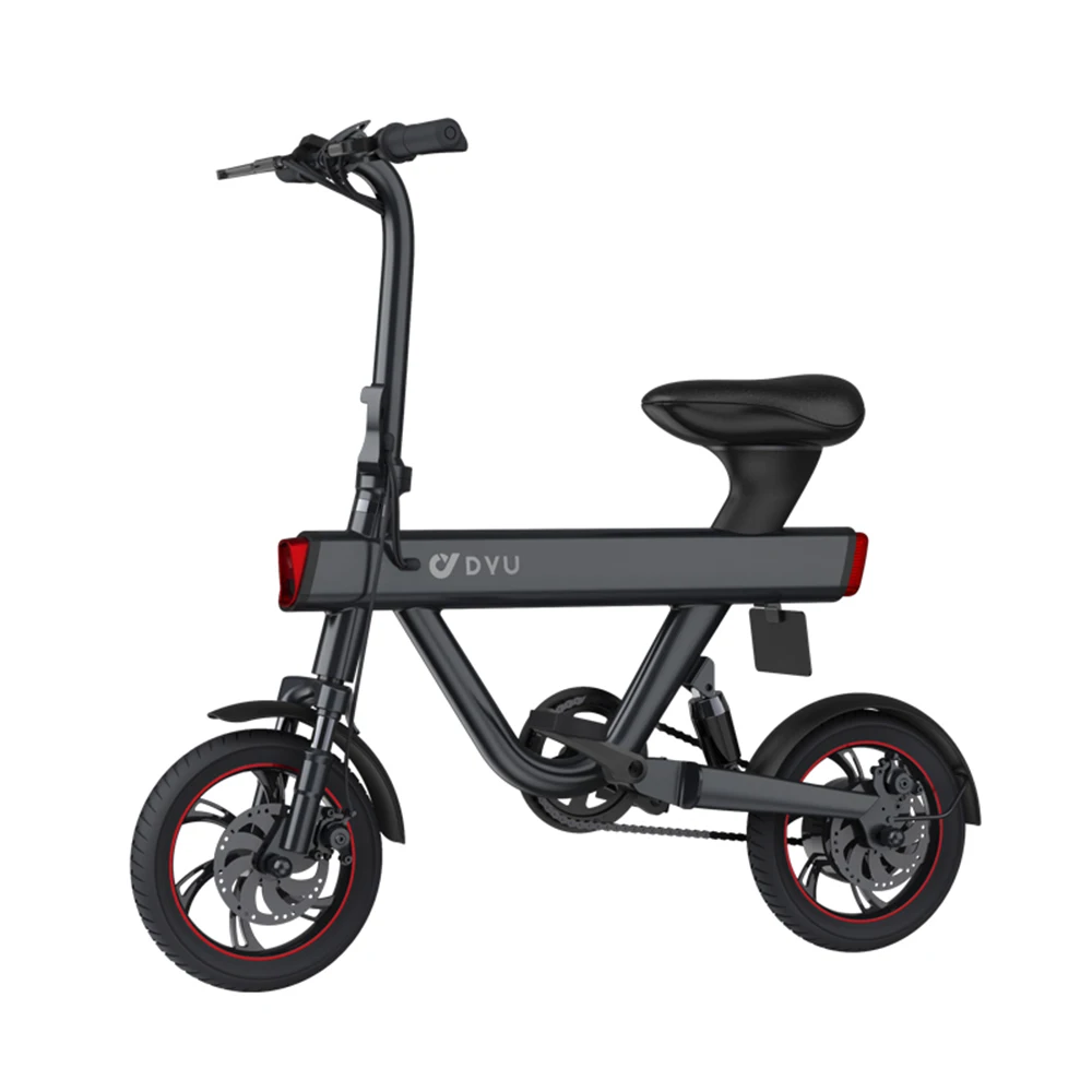 

China DYU Warehouse 10Ah Battery Electric Bike 36V 250W Electric Bicycle Adult Two Wheel Foldable Electric Scooter Woman Smart