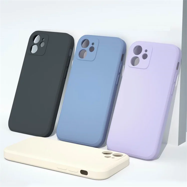 

Soft TPU liquid silicone mobile phone bags & cases For iphone 13 pro max Custom phone cases, Black, blue, beige, light purple