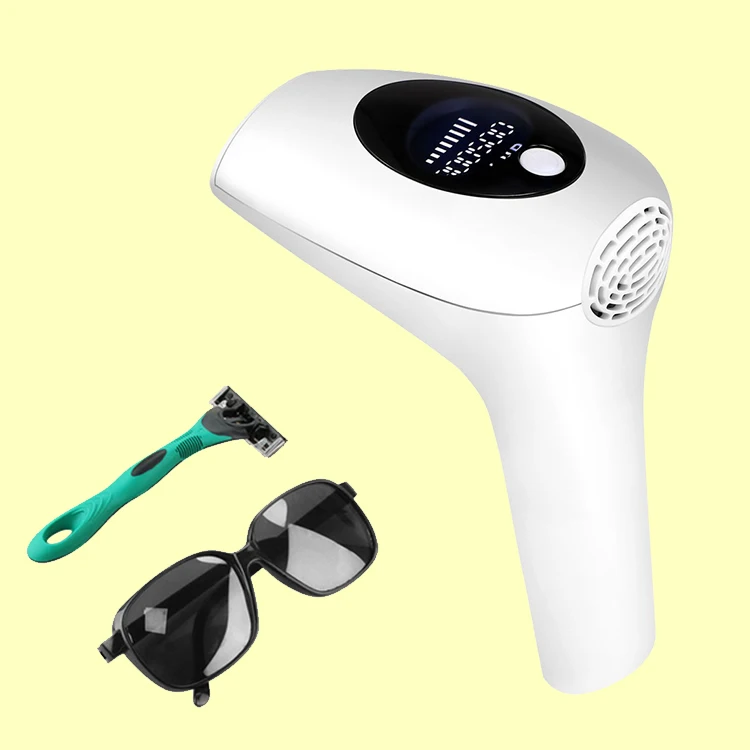 

2021 newest ipl hair removal device for dark skin with cooling 500000 flashes whole body & facial painless personal home use