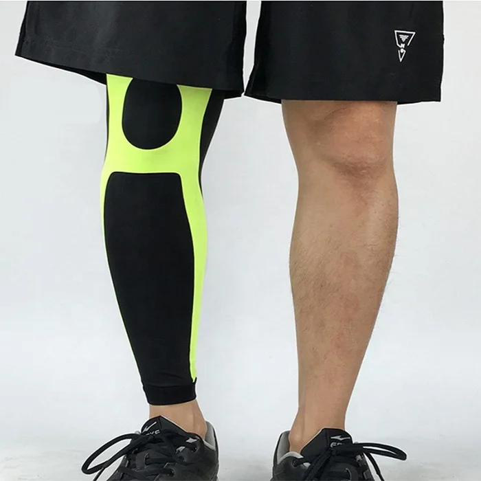 

New design knee support copper compression knee sleeve fabric knee brace with high quality, Black, white, red, silver, green