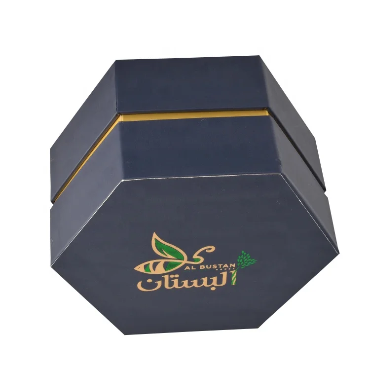 
Manufacturer New Style Hexagon Honey Packaging Gift Boxes Custom Honey Box Packaging 