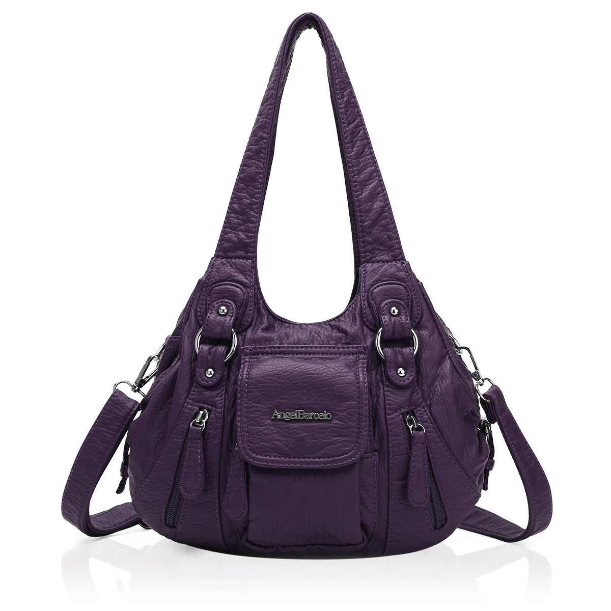 

Hobo Womens Handbags Ladies Purse Satchel Shoulder Bags Angel Barcelo Roomy Fashion Pu Single Accept Custom Made Geometric 0.5kg