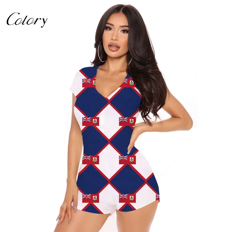 

Colory New Type Top Sale Female Onesie Cute Women Pajamas For Adults, Customized color