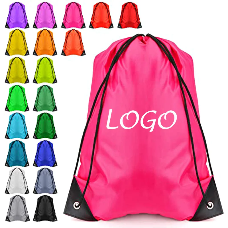 

Original Factory Cheap Polyester Drawstring Backpack Bags Tote Sack Cinch Bag String Backpack for Yoga Sport Gym Traveling, Customized colors.