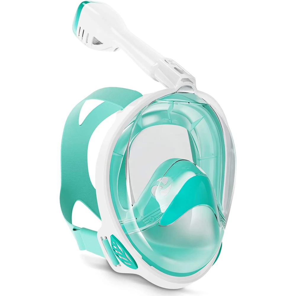 

2021 Amazon New Design Upgraded Breathing System Free Breath Diving Mask Full Face Snorkel Mask