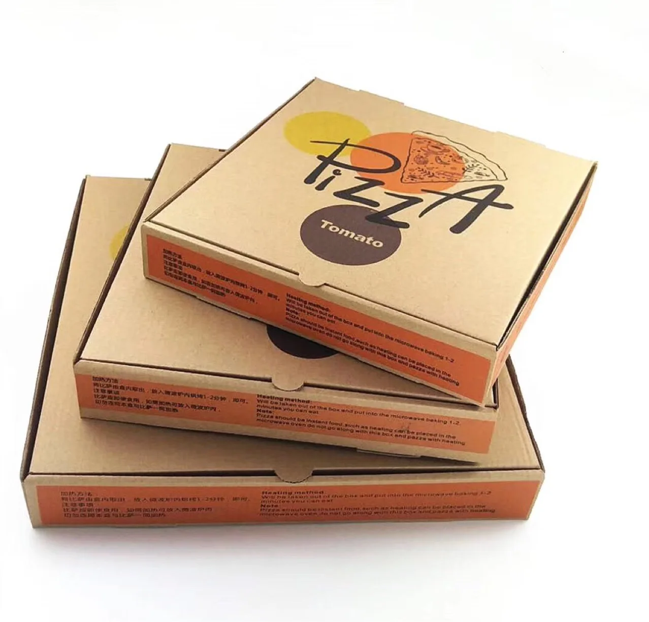 12 inch strong brown/brown pizza,takeaway,postal boxes in100's  