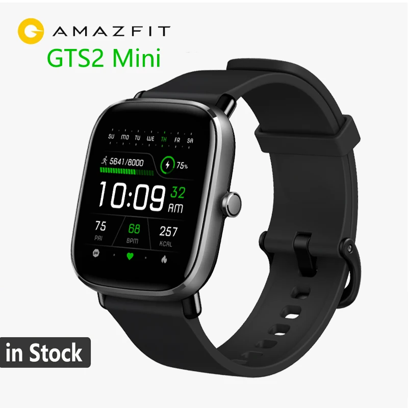 

New Amazfit GTS 2 Mini Smartwatch Always-on AMOLED Display 70 Sports Modes Sleep Monitoring Smart Watch For Android iOS Phone