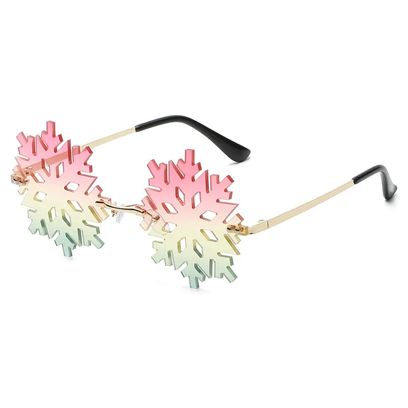 

2021 New designer snowflower sunglasses party fashion sunglasses