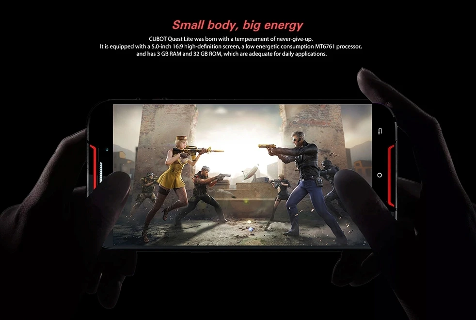 Global version Cubot Quest Lite 3GB 32GB 5.0 inch Mobile Phone Sports Rugged Phone IP68 MT6761 Smartphones