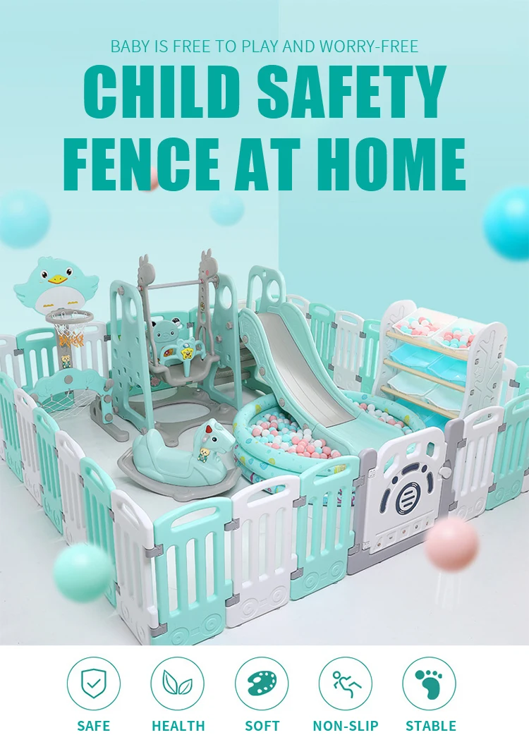 New Design Portable Playard Baby Gate Safety Play Fence Baby Play Yard Play Pen Buy Baby
