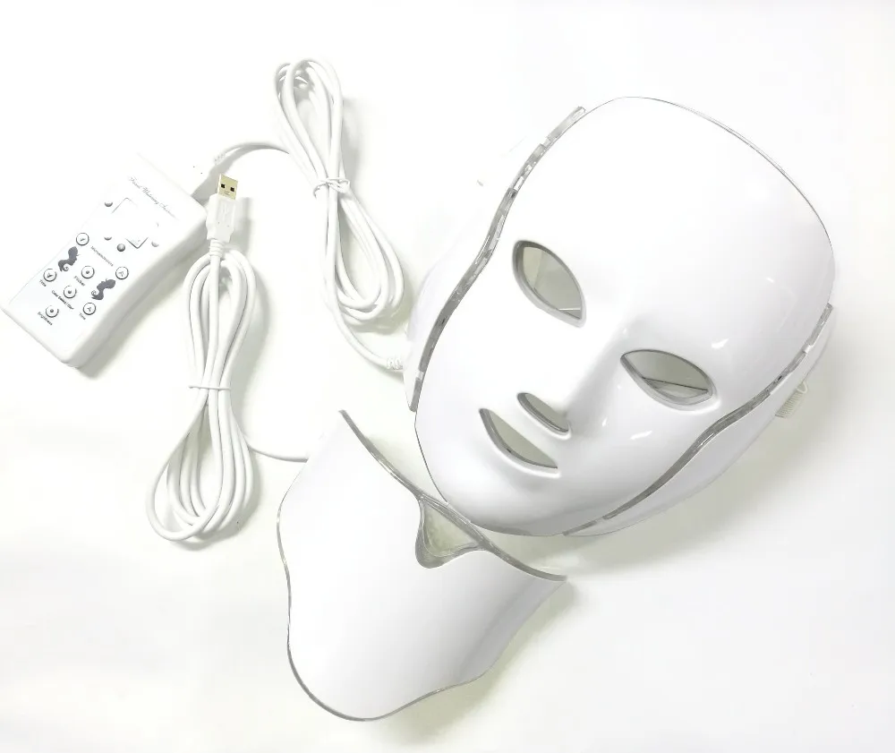 

2019 LED Facial Color therapy personal care, White color