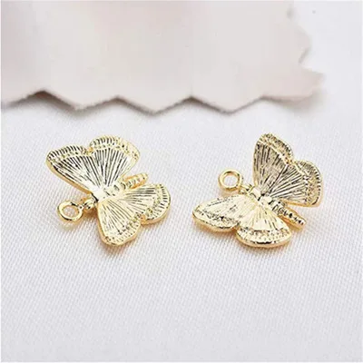 

Fashion Gold Plated Necklace Good Luck Butterfly Pendant Chain Necklace