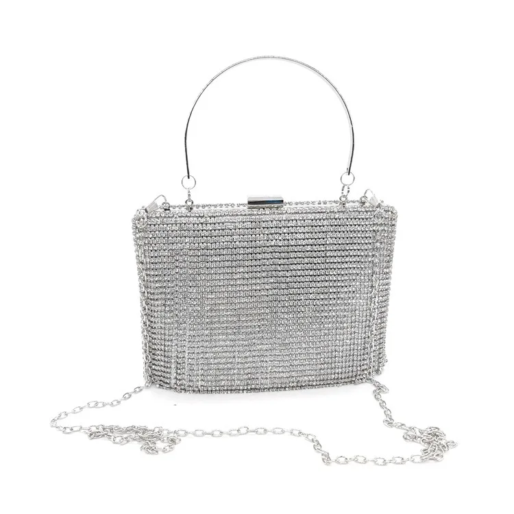 

2021 Certificated Supplier of Bucket Rhinestone Purse Elegant Handbag For Women, Pink,gold,silver