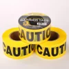 50mm width pe caution tape pe warning tape for road caution