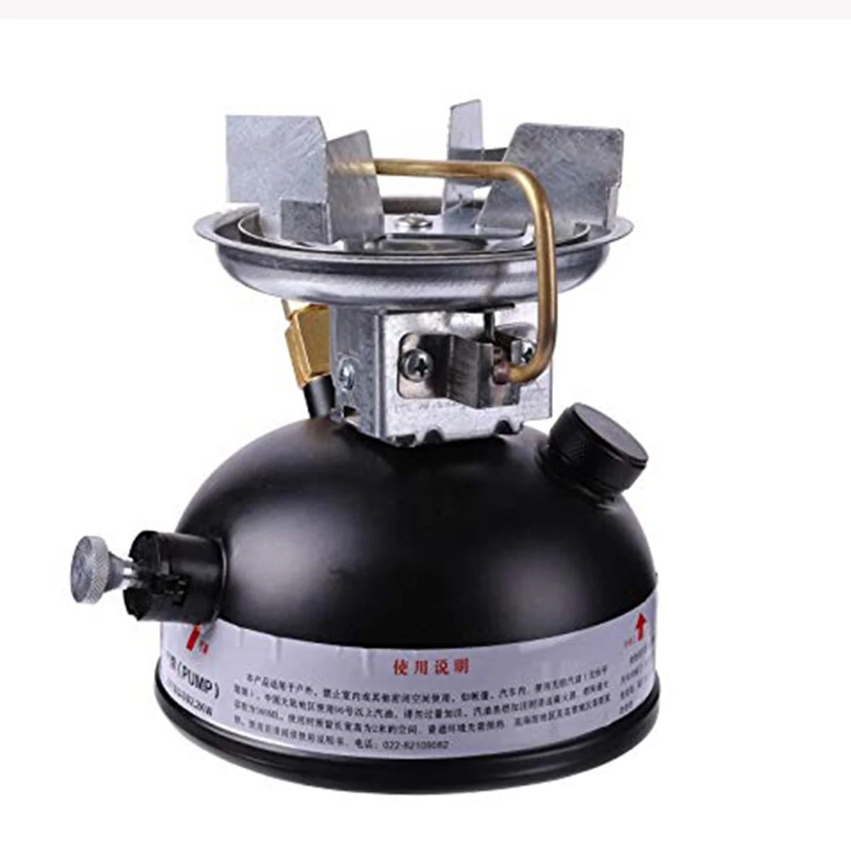 

Gasoline stove preheat-free oil stove outdoor windproof integrated portable picnic stove, As picture