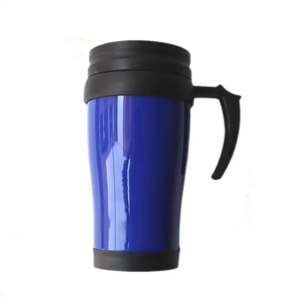 

Eco-Friendly 14oz Plastic Double Wall Tumbler with Handle