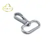 Chrome hardware 1.5 inch 0 ring swivel snap hook