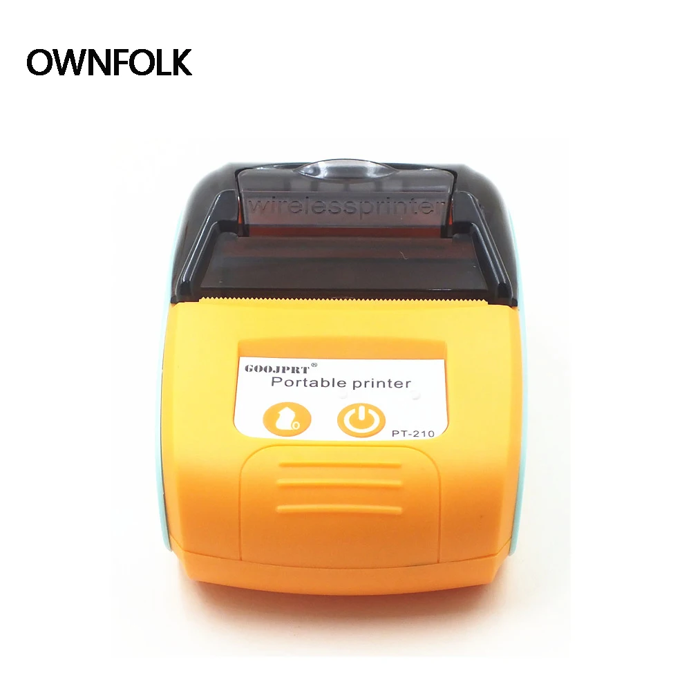 

OWNFOLK Mini handheld portable wireless receipt Invoice Receipt label sticker 58mm thermal printer