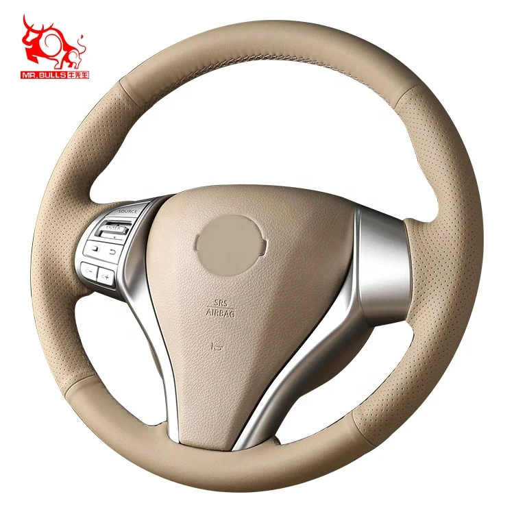 

car accessories car steering wheel cover leather steering cover for Nissan Teana, Customized color