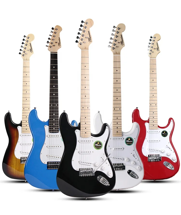 

sell hot Minsine Full Size Electric Guitar OEM Factory Price DIY guitar electric