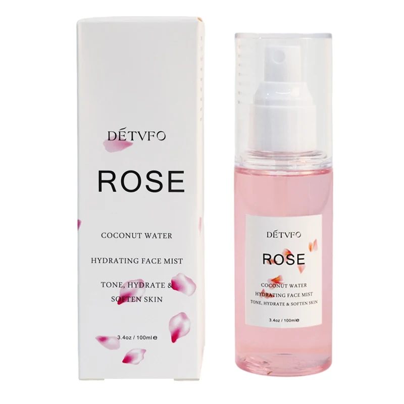 

Private Label witch hazel rose face toner mist spray moisturizing rose water skin toner