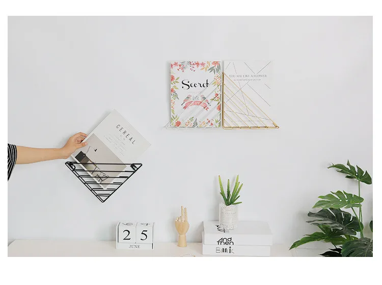 Decoración De La Pared De Metal Estante De Exhibición Estante De Hierro