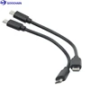 Connected Full Pin Micro USB 5 Pin Male To Micro USB Male OTG Function Cable