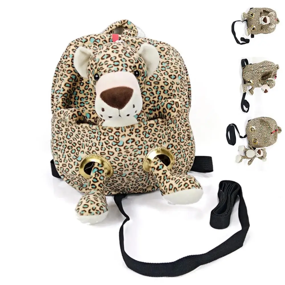 

Custom cute cartoon design 3d kids zoo animal plush backpack for kids girls, Customized