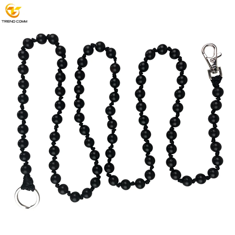 

Handmade Wooden Beads Chain Strap for Phone Covers Phone Necklace Chain