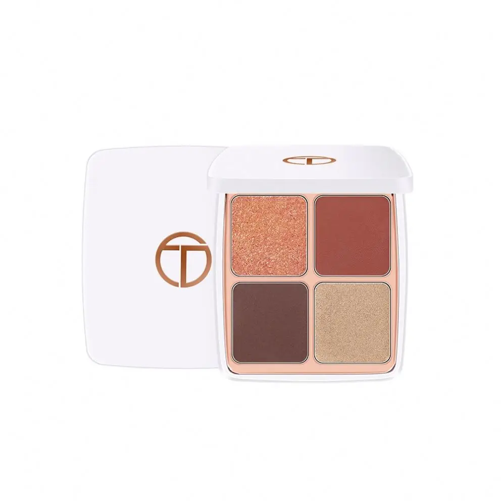 

4 colors popular Custom Logo Packaging Multicolored Smallmakeup Eyeshadow Eye Shadow Palette For Women, Chosed
