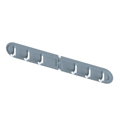 

Nordic Style Corner Hook Multipurpose Foldable Row 6 Hook Towel Storage Rack