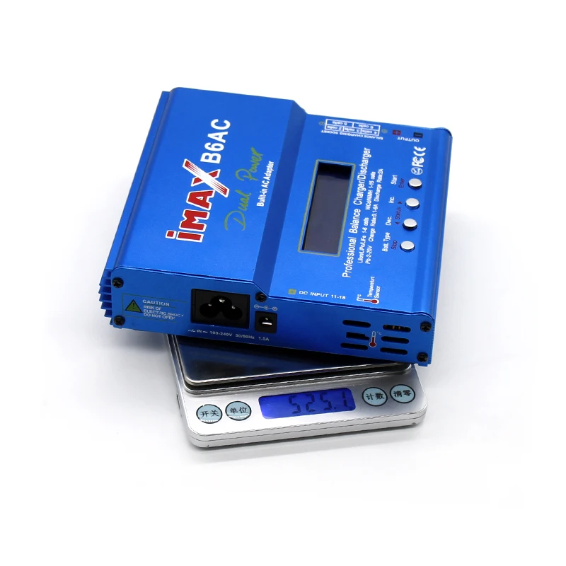 

IMAX B6 80W Lipo Battery Balance Charger Discharger 15V 6A for Lipo NiMh Li-ion Ni-Cd Battery toy control DIY Hobby