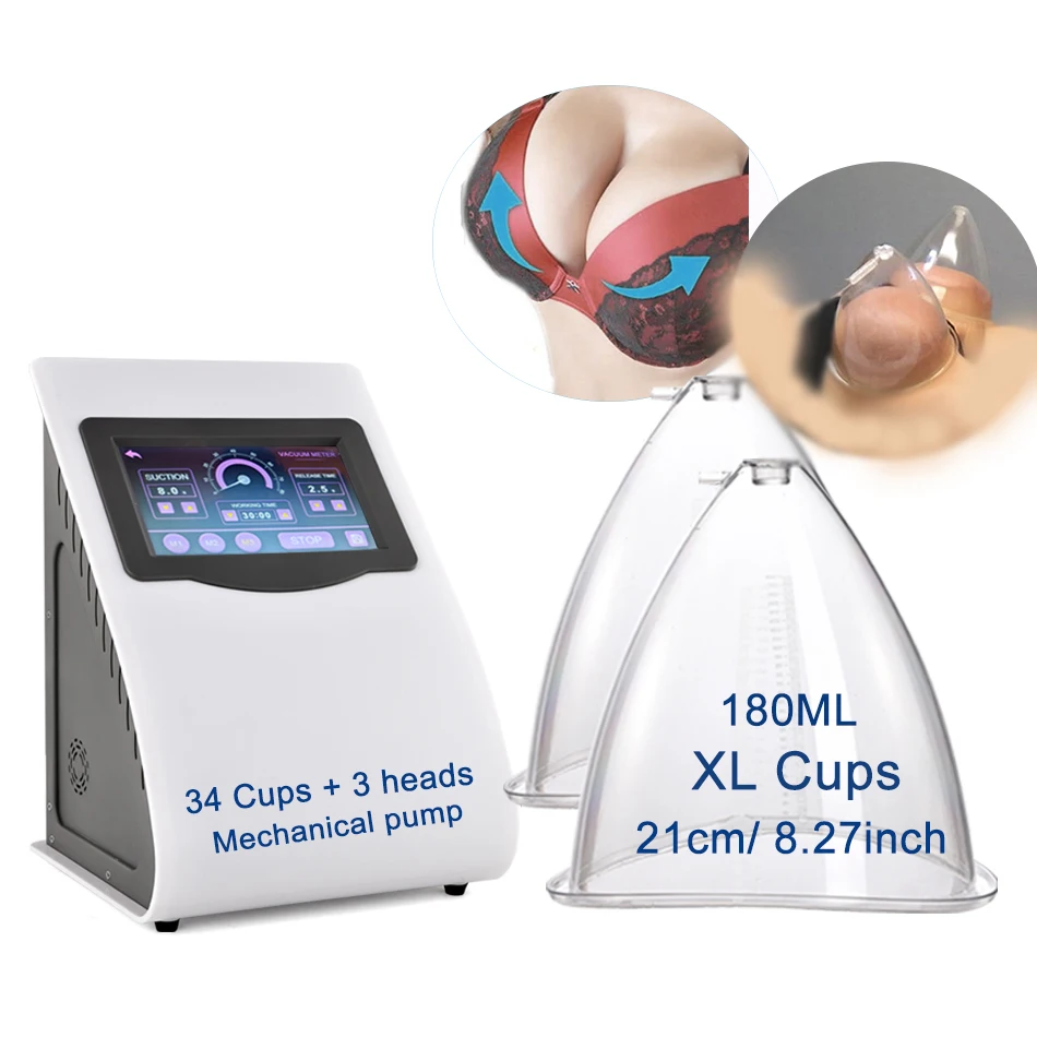 

XXL Cups Breast buttock enlargement machine butt enhancement vaccum butt lift machine vacuum therapy