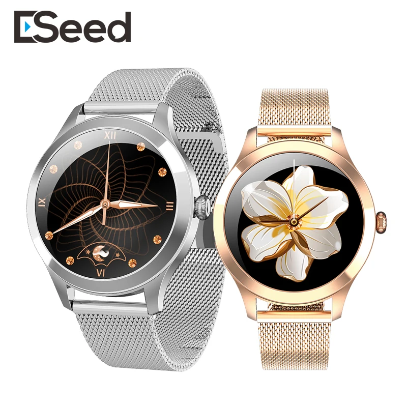 

Newest KW10 Pro Women Smart Watch Full Round Touch Screen Heart Rate Blood Pressure Monitor IP68 Waterproof Fashion Smartwatch