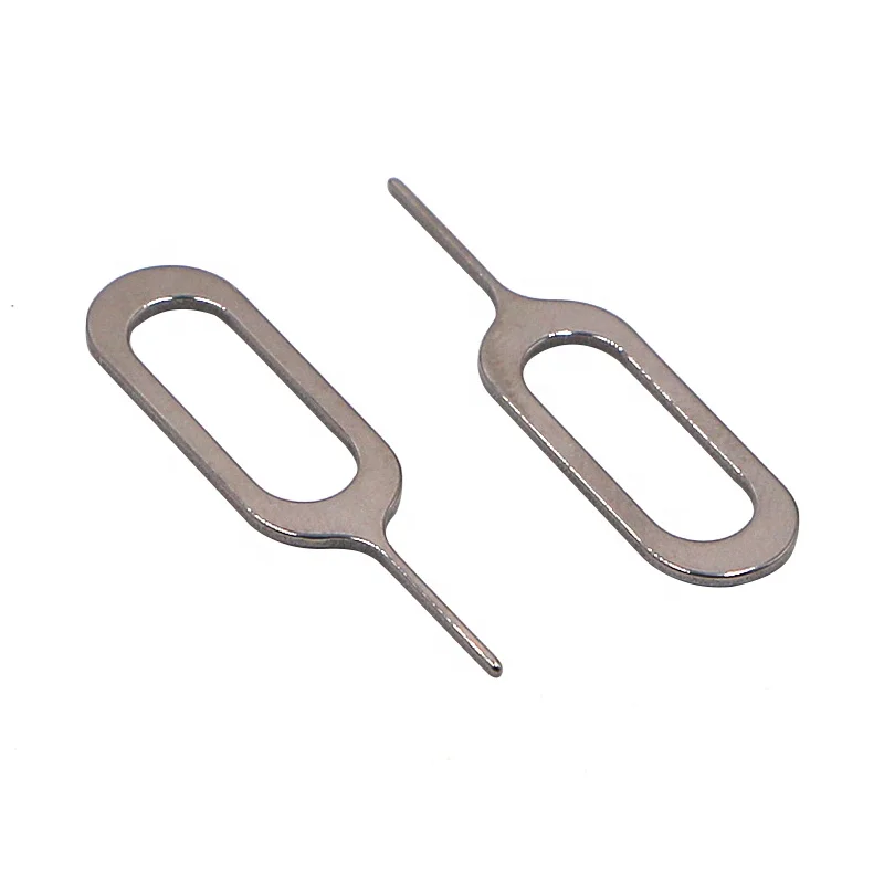 

Poding Sim Card Pin Tray Removal Eject Pin Key Tool Stainless Steel Needle For iPhone Samsung Needle Pin PD-SCP-06, Silver