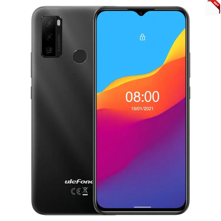 

Global version Ulefone Note 10 2GB+32GB 6.52 inch 5500mAh Android 11 mobile phone Octa Core dual sim telefone