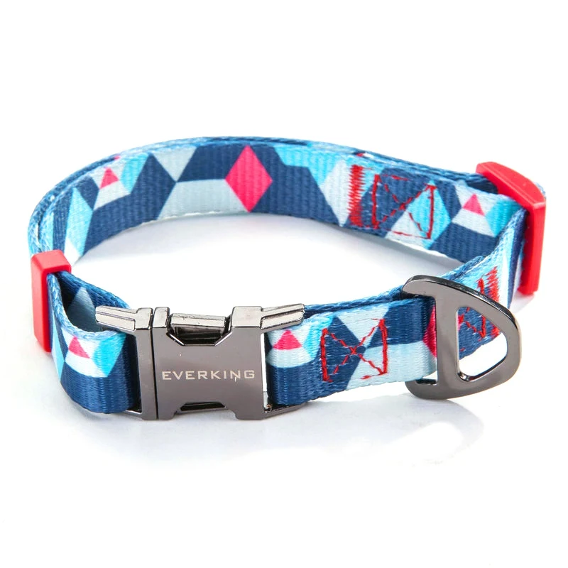 

R Memphis series Fashionable customized Nylon luxury pet Collar dog bravecto