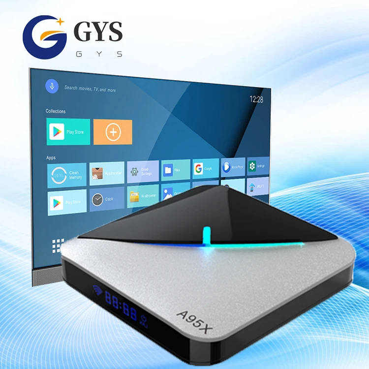 

A95X F3 S905X3 2.4G/5GHz dual-band wifi android 9.0 tv box 4GB RAM 64GB ROM Media Player A95XF3 Set top box