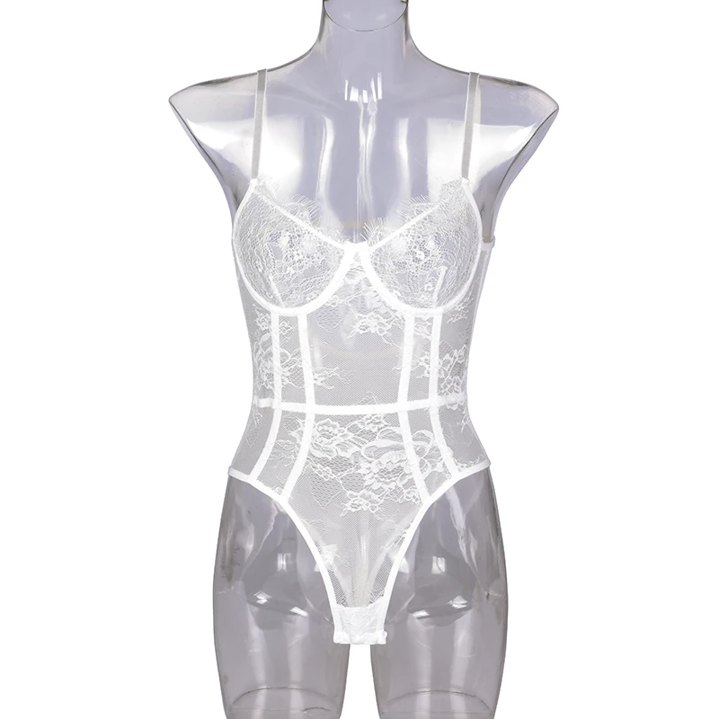 

Wholesale Lingerie Vendor New Lace One Piece Lingerie Black Lingerie For Women, Black,white