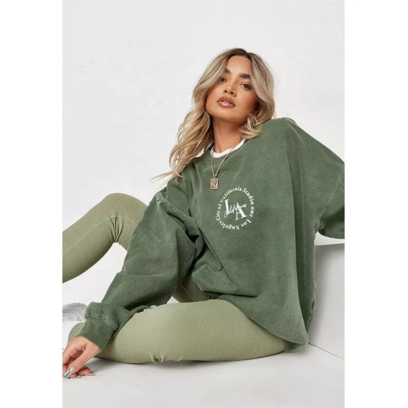 

Custom logo fall sweat top causal 2 piece sweatpants and hoodie set women sweatshirt set, Customized colors