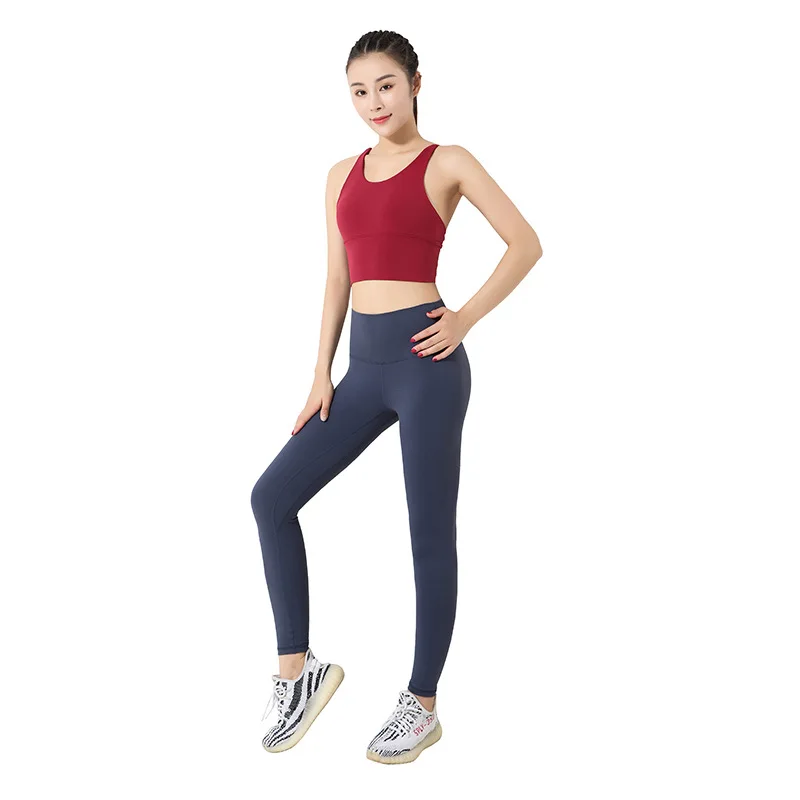 

Customized High Waist Plus Size Sweatpants Quick-drying Women's Fitness Pants Two-piece Yoga Suit